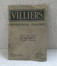 Vintage Villiers instruction