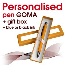 Personalised metal pen GOMA +