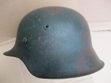 ORIGINAL genuine WW2 GERMAN WH ARMY m42 STEEL HELMET with camo paint READ LIST