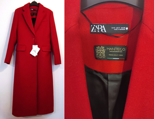 Zara premium manteco - zara, wool