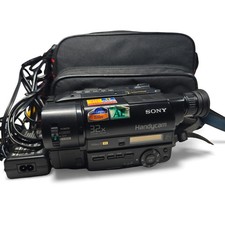Sony Handycam CCD-TR411E Camcorder Video8 XR Video Camera, Charger, Bag, AV