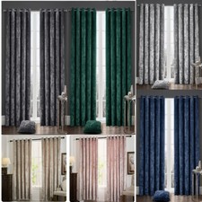 Crushed Velvet Curtains Luxury
