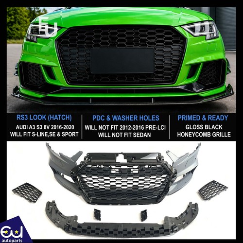 Front bumper rs3 style - front,