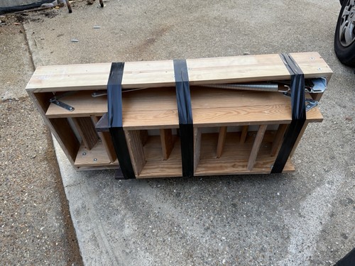 Loft ladder and - hatch, wooden