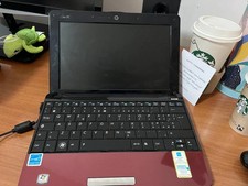 Netbook Notebook Asus Eee Pc 1005PX-Red035 Windows 7 10.1" 250GB 1GB DDR2SDRAM