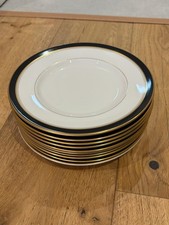 ROYAL WORCESTER HOWARD FINE BONE CHINA SALAD PLATE 8" BLACK