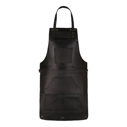 Leather apron pockets high - leather,