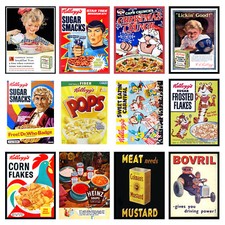 Food Packaging Retro Metal