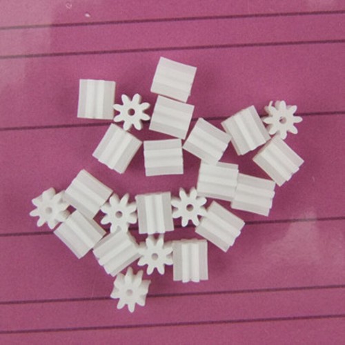10pcs diy teeth 1mm - teeth, plastic