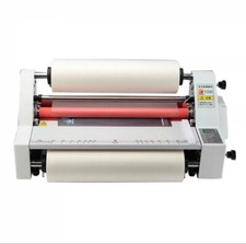 New Quality 13" V350 Laminating Machine Four Rollers Cold Hot Roll Laminator