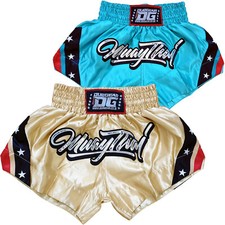 MUAY THAI SHORTS FOR BOXING KICKBOXING TRAINING FIGHTING (Size XS-XL) CHEVRON
