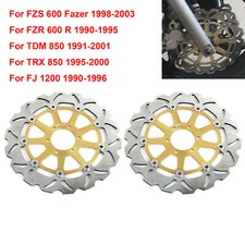 For Yamaha FZS 600 Fazer 1998-2003 FZR 600 R 1989-1995 Pair Front Brake Discs