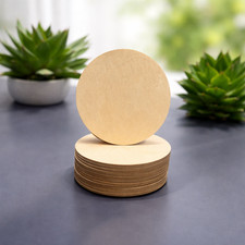 Laser Cut Wooden Circle Blanks