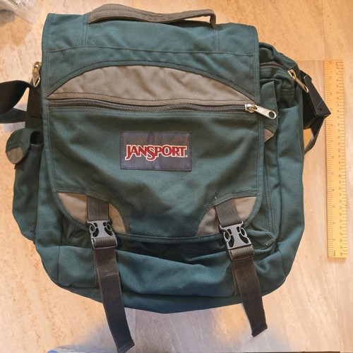 Jansport green grey daypack - &,