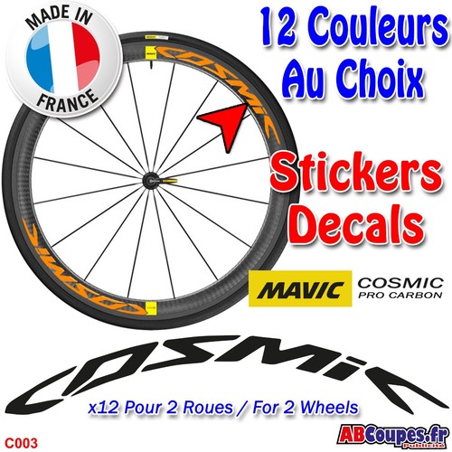 Stickers wheel mavic cosmic - stickers,