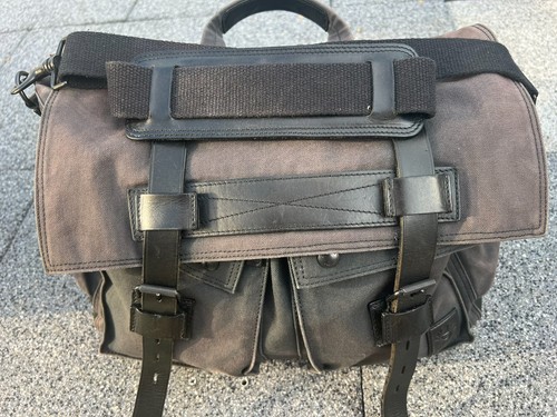 Belstaff grey messenger bag - belstaff,