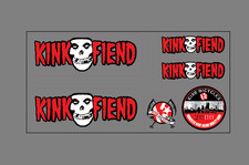 Kink Fiend Bmx Decal Set