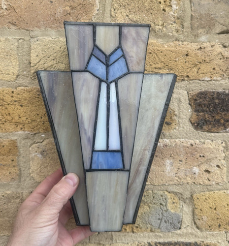 Art deco style stained - style, glass