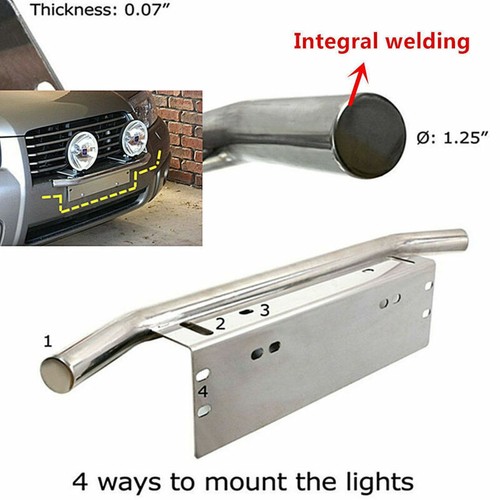 Universal bull bar front - 23"bull,
