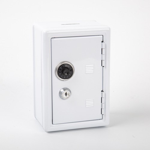 Mini metal coin bank - coin, locker