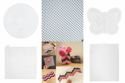 Needlecraft fabric plastic - fabric,