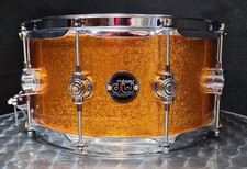 DW Performance Gold Sparkle Snare Drum 14x6.5" Inch Maple USA / Rullante Drums