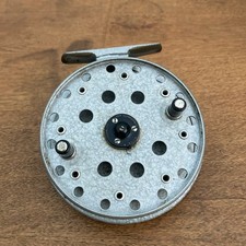 Vintage 'Gypsy D'OR' Grice & Young - 4 3/8" Centrepin Fishing Reel - Silver