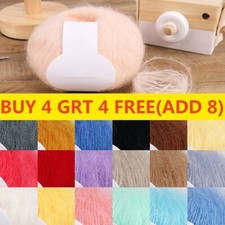 25g/roll Shawl Mohair Knitting Baby Yarn Cashmere Colorful Wool Crochet UK
