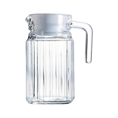 Glass jug slim 600ml - 600ml, fridge