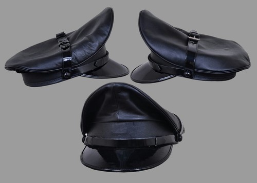 Genuine real leather black - leather,