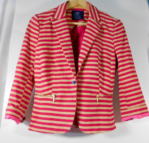 Zara trf pink cream - cream, striped