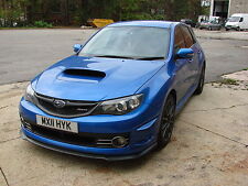 Fits SUBARU STi 2008-2010 Hatch. Front Lip Spoiler / Splitter, PU. HT Autos UK.