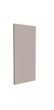 Homebase Cashmere Gloss Clad-On Wall End Panel  (752mm x 343mm)