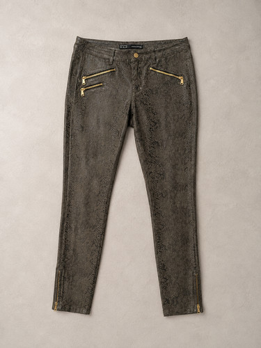 Zara basic khaki coated - basic, skinny