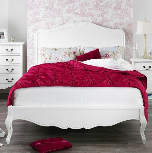 Juliette bed shabby chic - shabby,