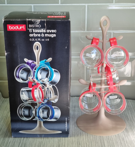 Bodum bistro mugs - with, tree