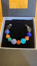 Boxed Troll Bead Bracelet & Charms - Semi-Precious Stones