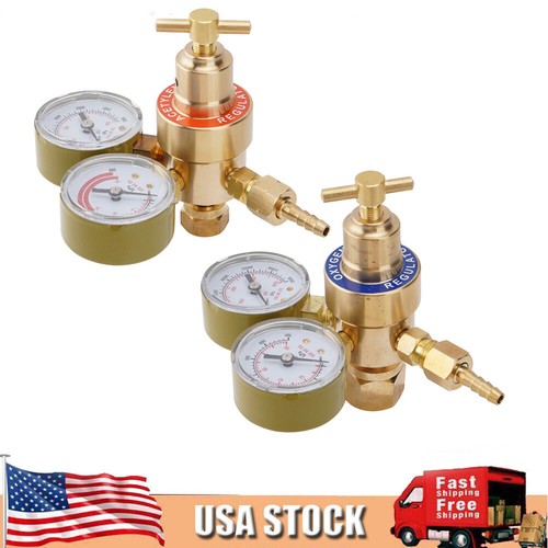 Oxygen acetylene gas regulator - acetylene,