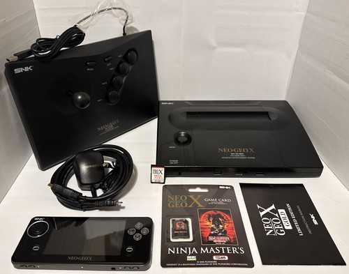 Snk neo geo gold console - x,