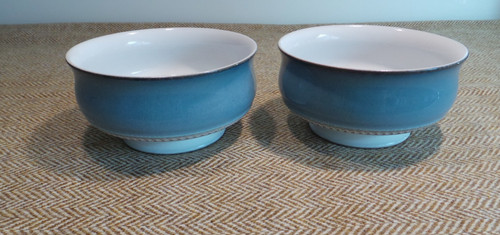 Pair denby castile blue - of,