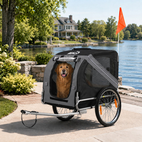 Zoomundo dog bike trailer - bike,