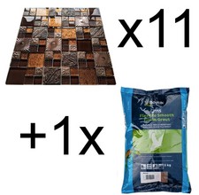 11x Ancient Nature Stone Metal