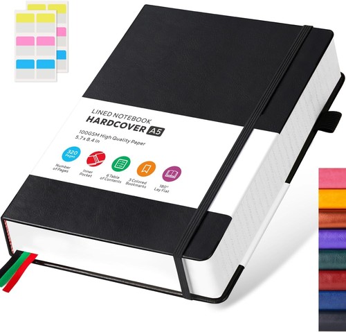 Hardcover lined notebook - hardcover,