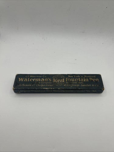 Waterman ideal pen box only - pen,