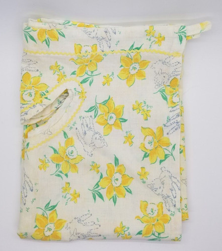 Vintage baby smock linen - smock,