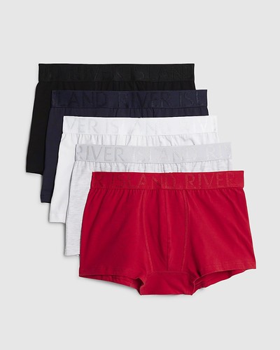 River island mens trunks red - island,
