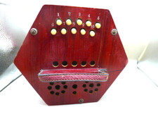 Handels Fabrik Empress Anglo type 20+1 Button Concertina..  8 Fold.. GC..