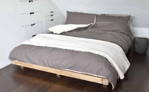 Futon company acacia platform - acacia,