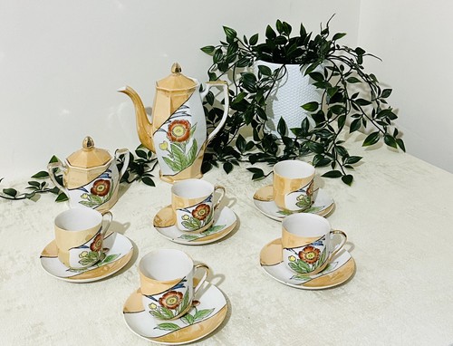 Vintage hand painted coffee - vintage,