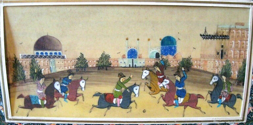 Miniature persian mughal - miniature,
